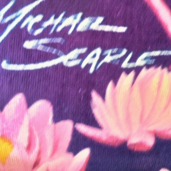 Michael Searle Beach Towel Pink Flamingo Sunset Cotton Velour  30 x 60 Inch - Picture 5 of 8